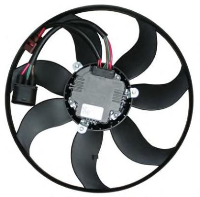 Шкода Октавия А5 Вентилятор радиатора охлаждения Skoda Octavia A5(2011-2015)